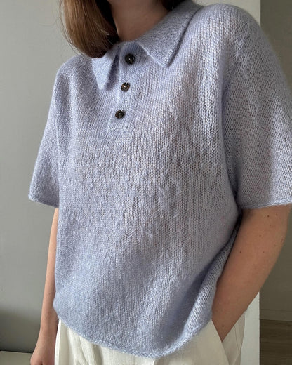 Maren Tee von Moreca Knit mit Kid Seta / Tweed von Gepard Garn 7