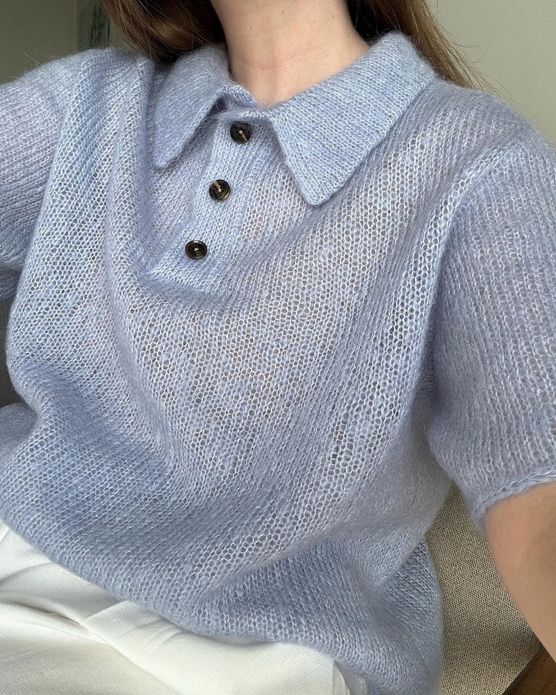 Maren Tee von Moreca Knit mit Kid Seta / Tweed von Gepard Garn 8