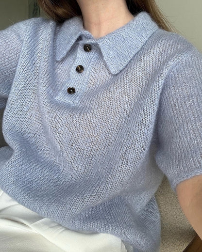 Maren Tee von Moreca Knit mit Kid Seta / Tweed von Gepard Garn 8