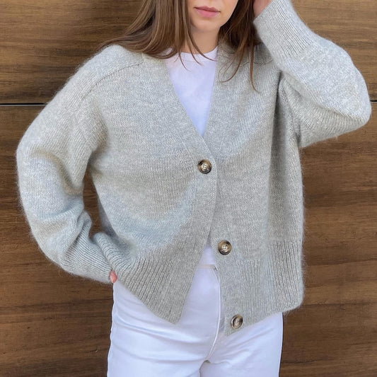 Paul Cardigan von Moreca Knit mit Cool Wool und Silkhair von Lana Grossa 1