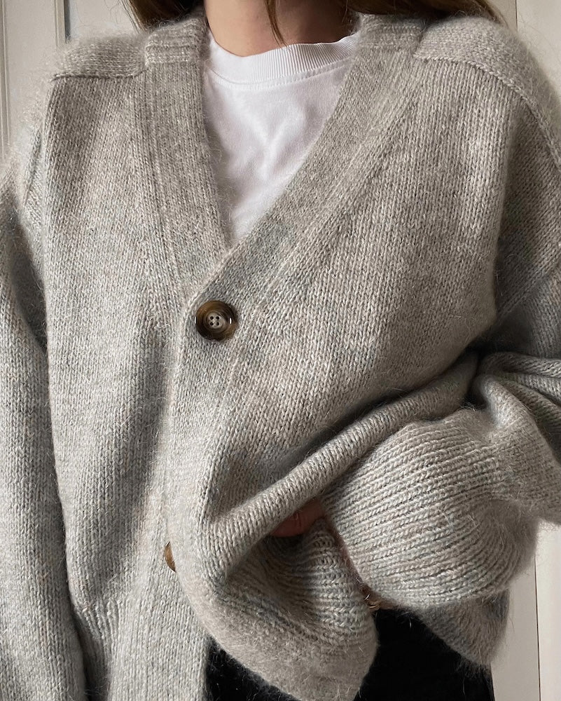 Paul Cardigan von Moreca Knit mit Cool Wool und Silkhair von Lana Grossa 3