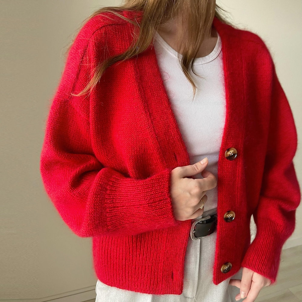 Paul Cardigan von Moreca Knit mit Cool Wool und Silkhair von Lana Grossa 7