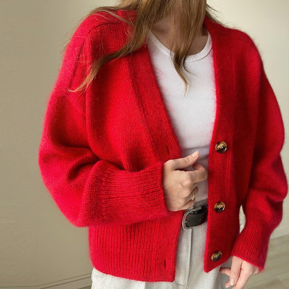 Paul Cardigan von Moreca Knit mit Cool Wool und Silkhair von Lana Grossa 7