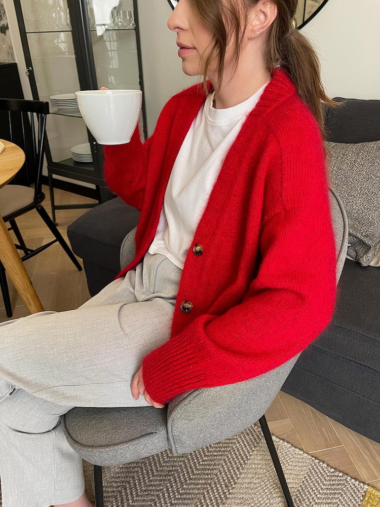 Paul Cardigan von Moreca Knit mit Cool Wool und Silkhair von Lana Grossa 9
