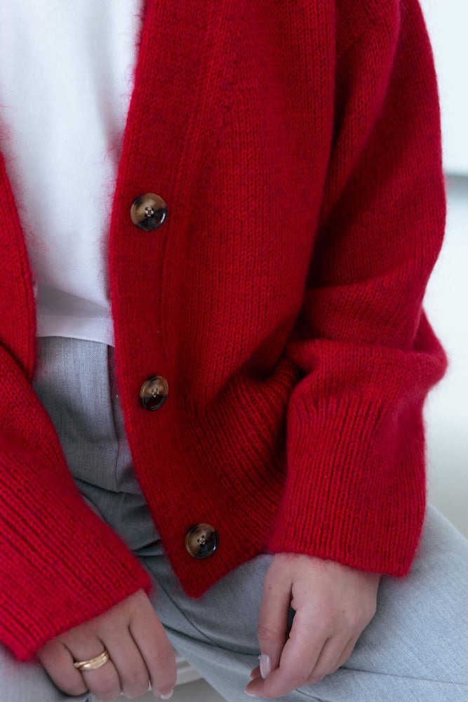 Paul Cardigan von Moreca Knit mit Cool Wool und Silkhair von Lana Grossa 10