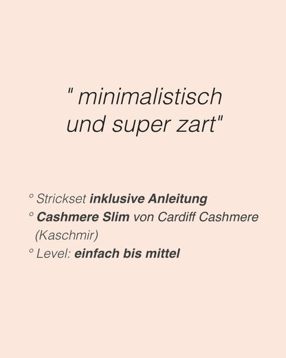 Écharpe Morgennebel | minimaliste et délicate en Slim de Cardiff Cashmere