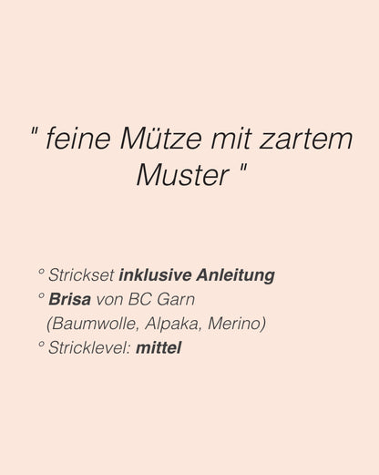 Mütze Wiesenblume (PDF) - Anleitung