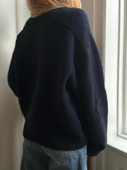 Sweater No. 30 V-Neck | super weich aus Woolia und Cashmere Lace von Gepard Garn