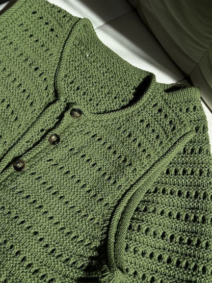 Vest No. 10 | luftige Weste aus Merino und Pure Silk von Knitting for Olive