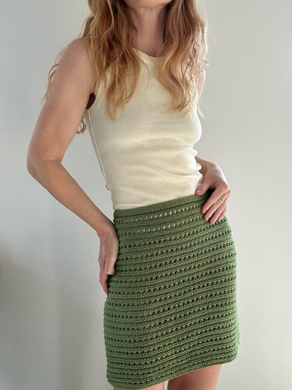 Skirt No. 2 | luftiges Strukturmuster aus Pure Silk und Merino von Knitting for Olive