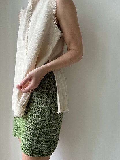 Skirt No. 2 | luftiges Strukturmuster aus Pure Silk und Merino von Knitting for Olive