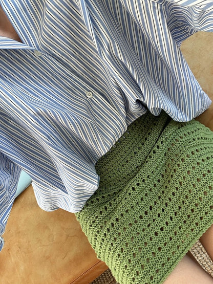 Skirt No. 2 | luftiges Strukturmuster aus Pure Silk und Merino von Knitting for Olive