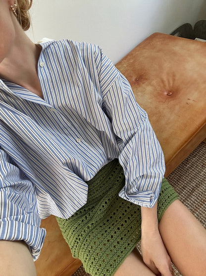 Skirt No. 2 | luftiges Strukturmuster aus Pure Silk und Merino von Knitting for Olive