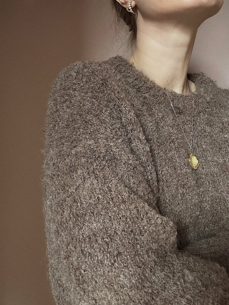My Favorite Things Knitwear Sweater No. 24 aus Alpaca Boucle von Kremke Soul Wool 8