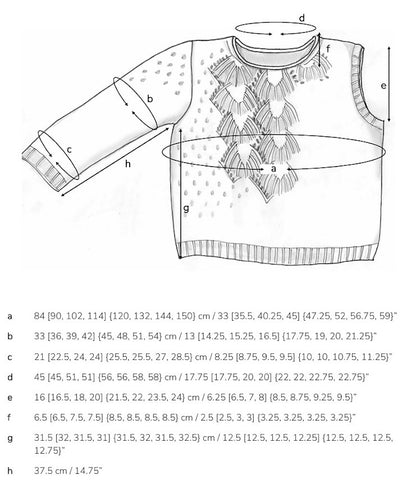 Yua Shirt | romantic lace pattern made from Line by Sandnes Garn