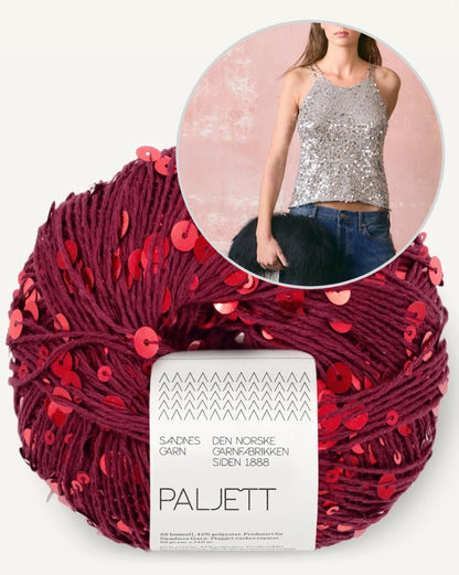 Top Nia | top à paillettes de Sandnes Garn