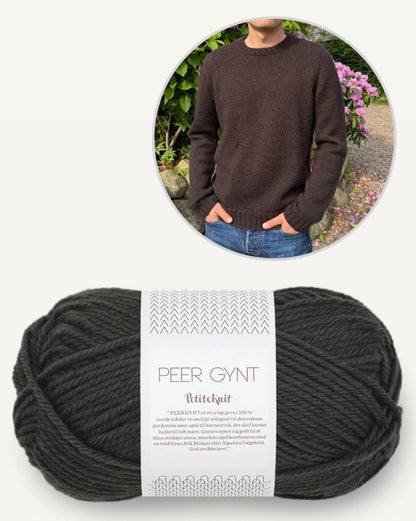Pull Niels pour homme | classique en Peer Gynt de Sandnes Garn