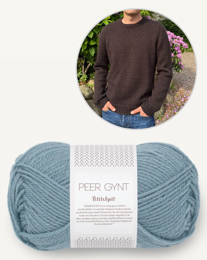 Pull Niels pour homme | classique en Peer Gynt de Sandnes Garn