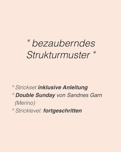 Nilo Sweater Kids | zeitloses Zopfmuster aus Double Sunday von Sandnes Garn