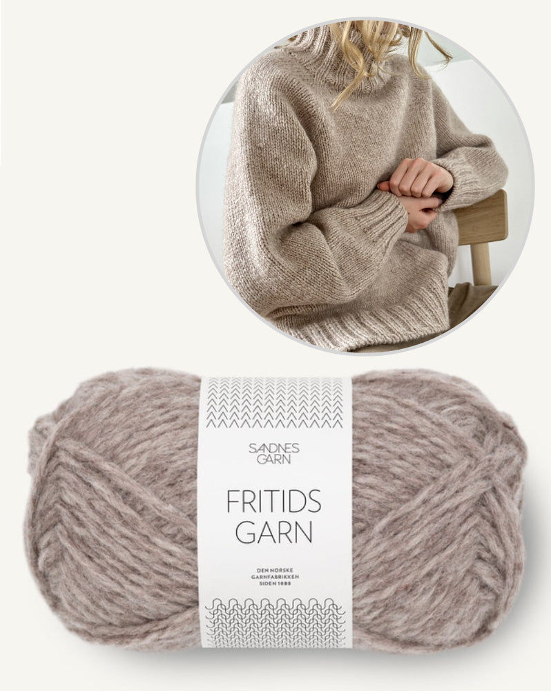 Noah Sweater von LeKnit mit Fritidsgarn von Sandnes Garn 11