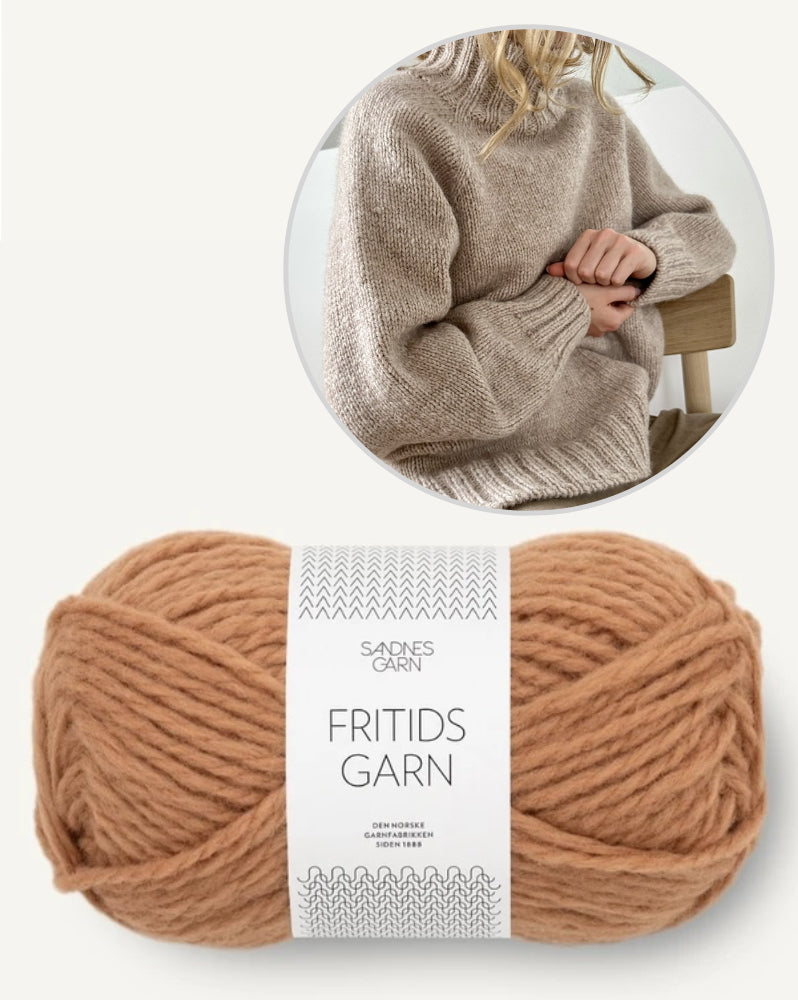 Noah Sweater von LeKnit mit Fritidsgarn von Sandnes Garn 7