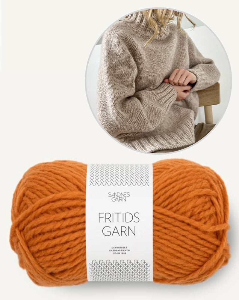 Noah Sweater von LeKnit mit Fritidsgarn von Sandnes Garn 8