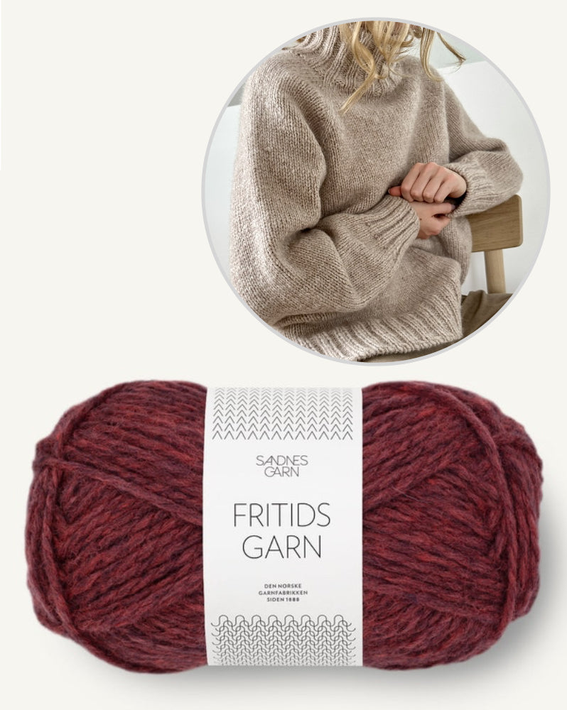 Noah Sweater von LeKnit mit Fritidsgarn von Sandnes Garn 10