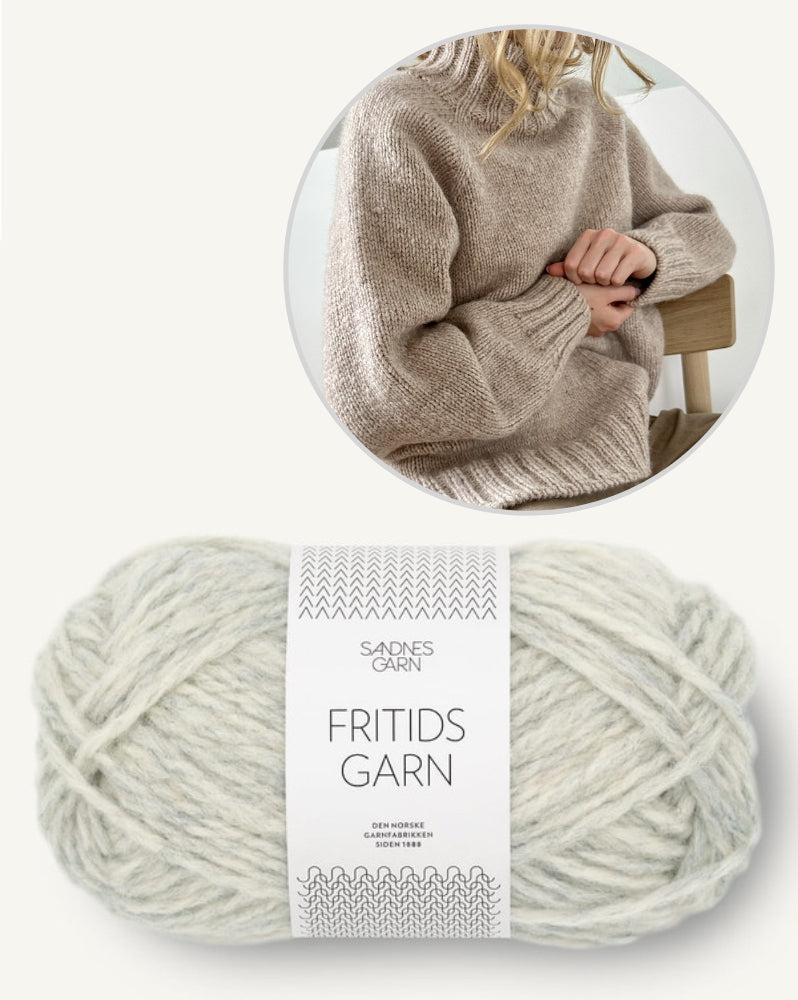 Noah Sweater von LeKnit mit Fritidsgarn von Sandnes Garn 6
