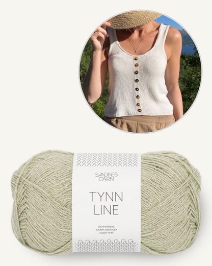 Noah Top von Secondknit mit Tynn Line von Sandnes Garn 12