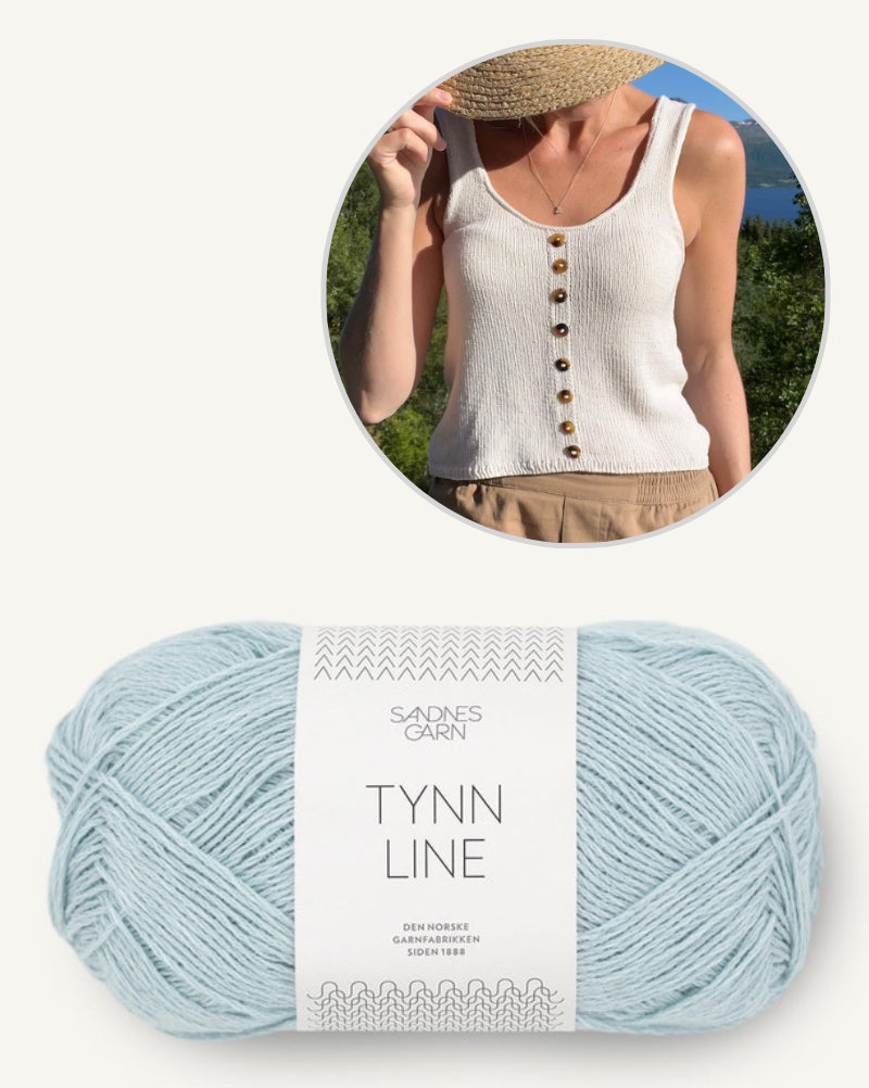 Noah Top von Secondknit mit Tynn Line von Sandnes Garn 11