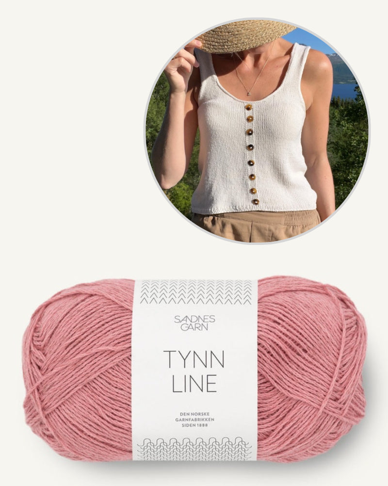 Noah Top von Secondknit mit Tynn Line von Sandnes Garn 10