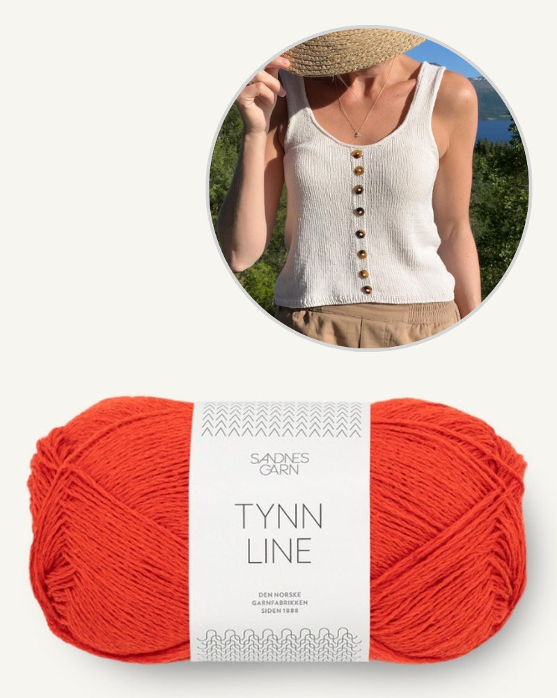 Noah Top von Secondknit mit Tynn Line von Sandnes Garn 9