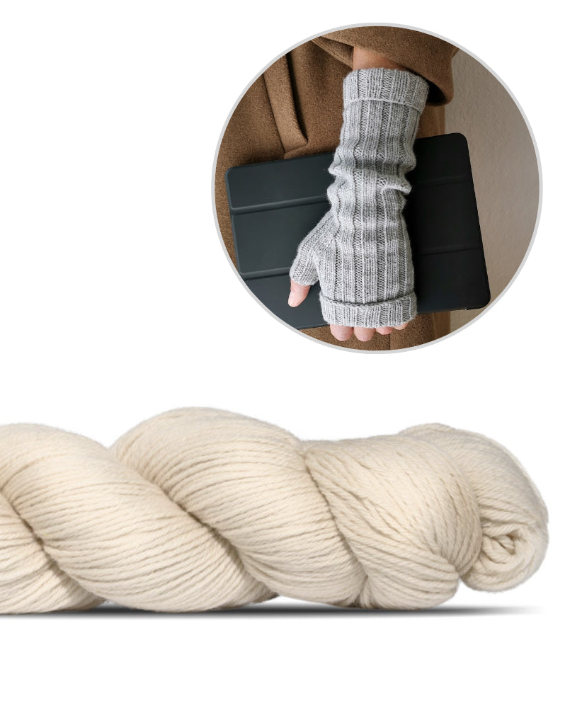 Nola Handstulpen - Merino | schlicht und schön aus Cheeky Merino Joy von Rosy Green Wool