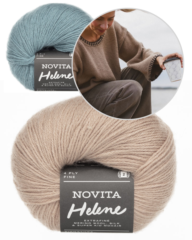 Kutovakika Nomad Sweater mit Helene von Novita 17