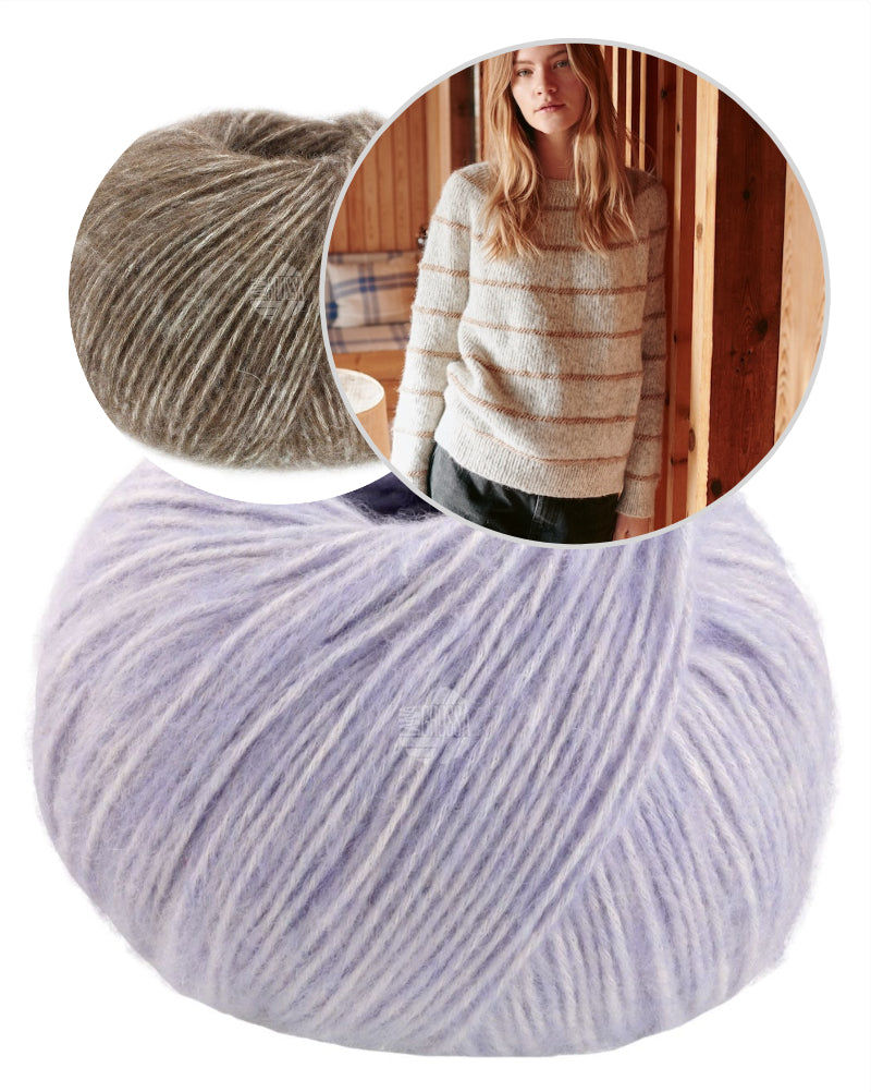 Lana Grossa Nordic Stripes Sweater mit Natural Alpaca Pelo von Lana Grossa 8