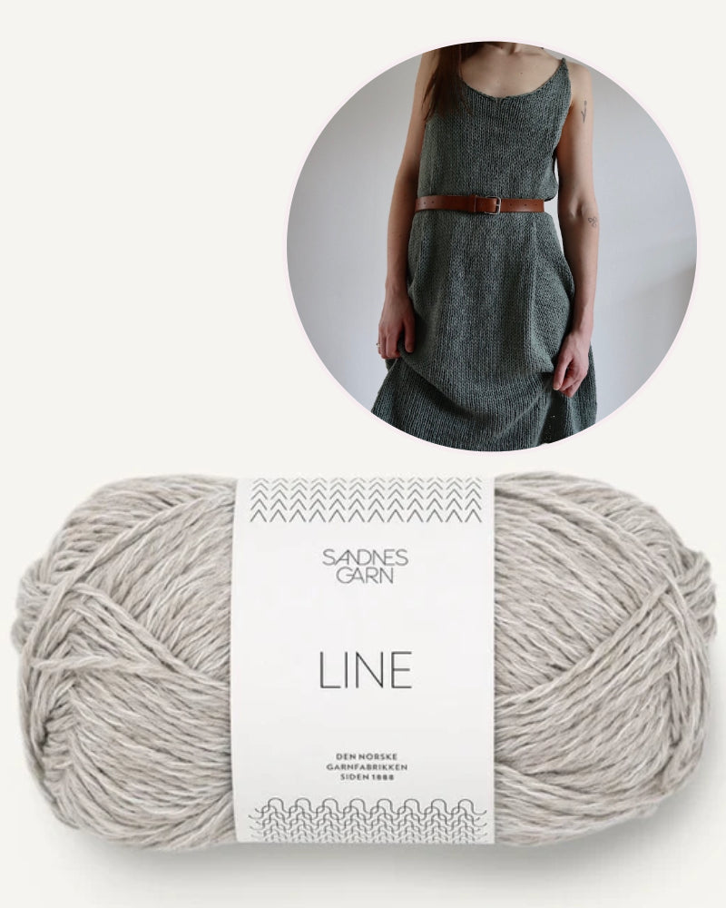 Witre Design Nordic Summer Dress mit Line von Sandnes Garn 11