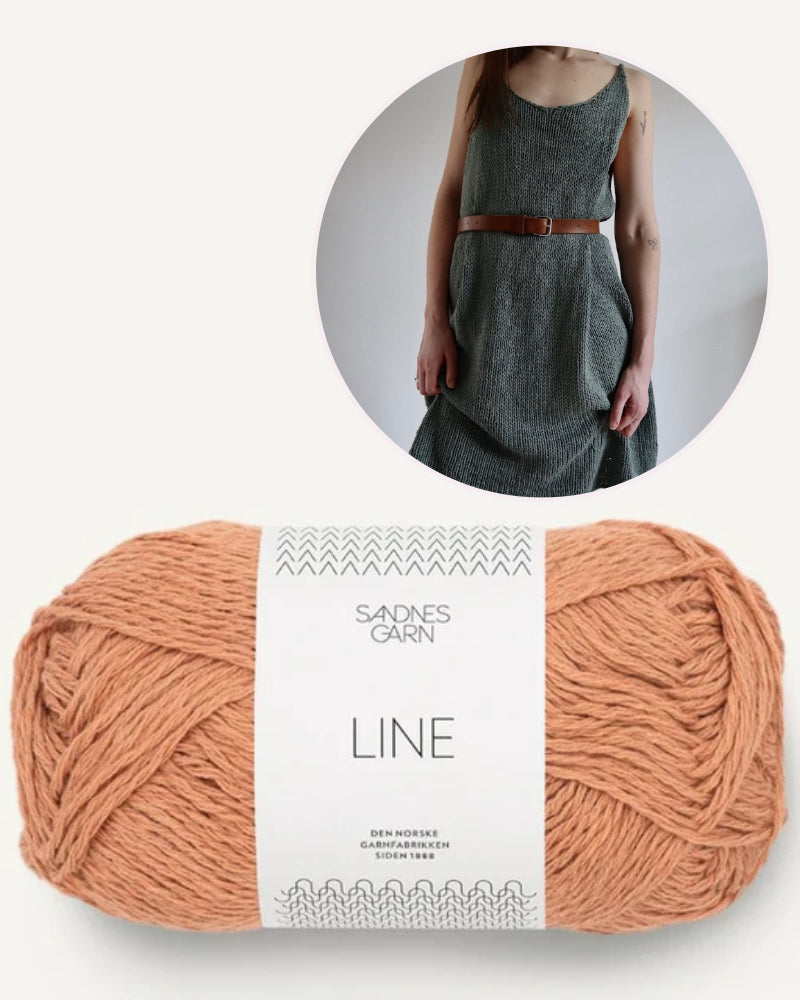 Witre Design Nordic Summer Dress mit Line von Sandnes Garn 12