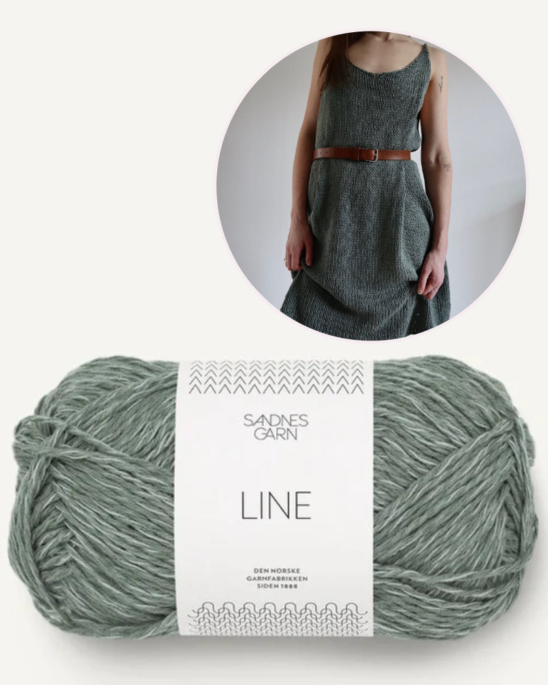 Witre Design Nordic Summer Dress mit Line von Sandnes Garn 7
