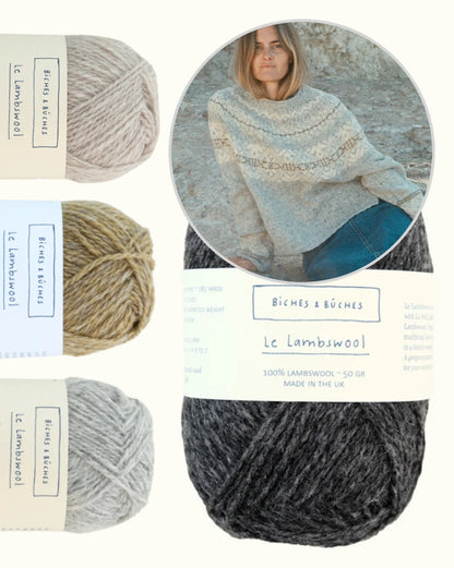 Norwegian Mountain Sweater | klassisches Muster aus Le Lambswool von Biches & Bûches