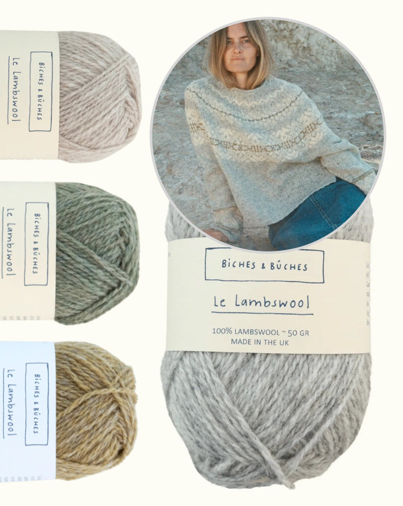 Norwegian Mountain Sweater | klassisches Muster aus Le Lambswool von Biches & Bûches