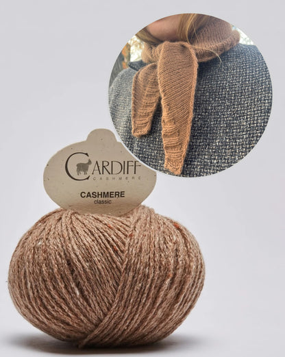 Note Bandana | lässig schlichtes Kaschmir Tuch aus Classic Cashmere von Cardiff
