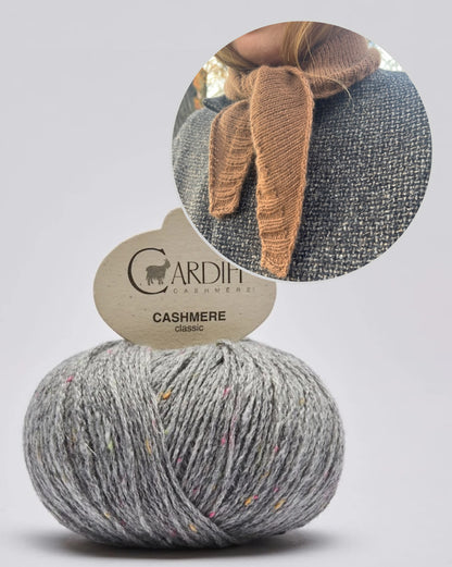 Note Bandana | lässig schlichtes Kaschmir Tuch aus Classic Cashmere von Cardiff