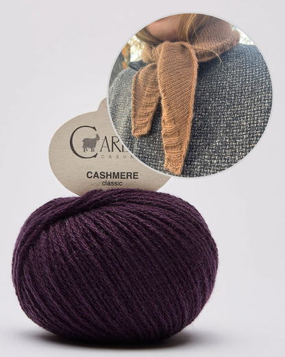 Note Bandana | lässig schlichtes Kaschmir Tuch aus Classic Cashmere von Cardiff
