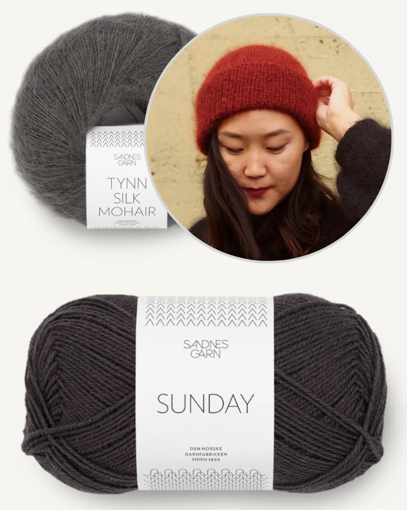 November Beanie von Novemberknits mit Sunday und Tynn Silk Mohair von Sandnes Garn 9