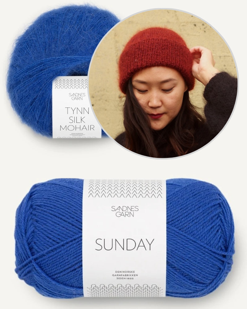 November Beanie von Novemberknits mit Sunday und Tynn Silk Mohair von Sandnes Garn 12