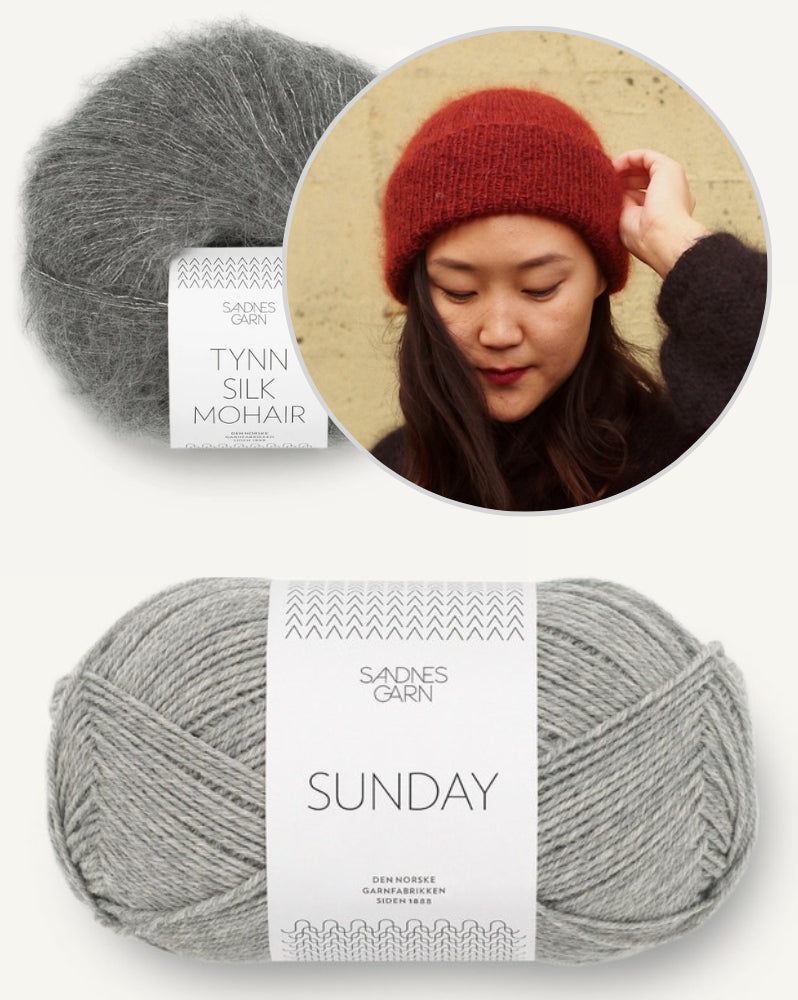 November Beanie von Novemberknits mit Sunday und Tynn Silk Mohair von Sandnes Garn 6