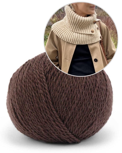 PetiteKnit November Neck mit Tibetan von Pascuali 13