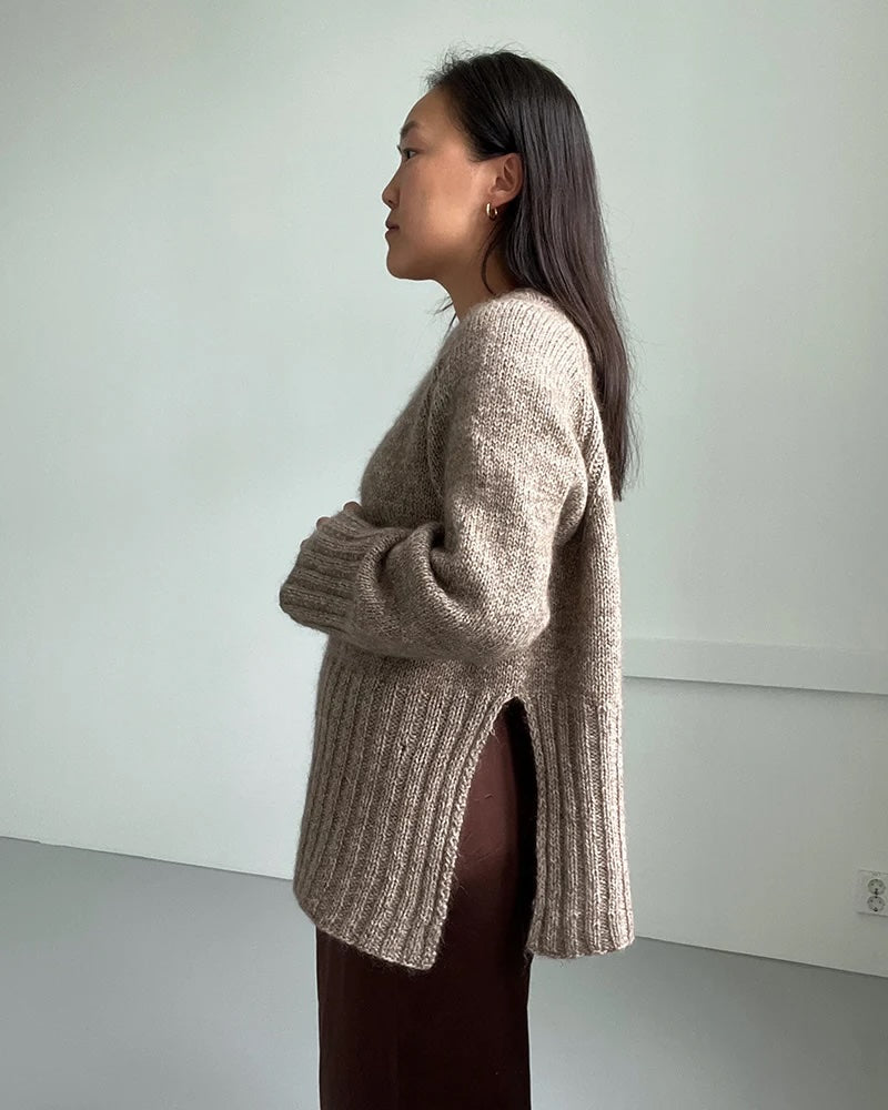 Novemberknits Eun Sweater mit Alpakka und Tynn Silk Mohair von Sandnes Garn 10