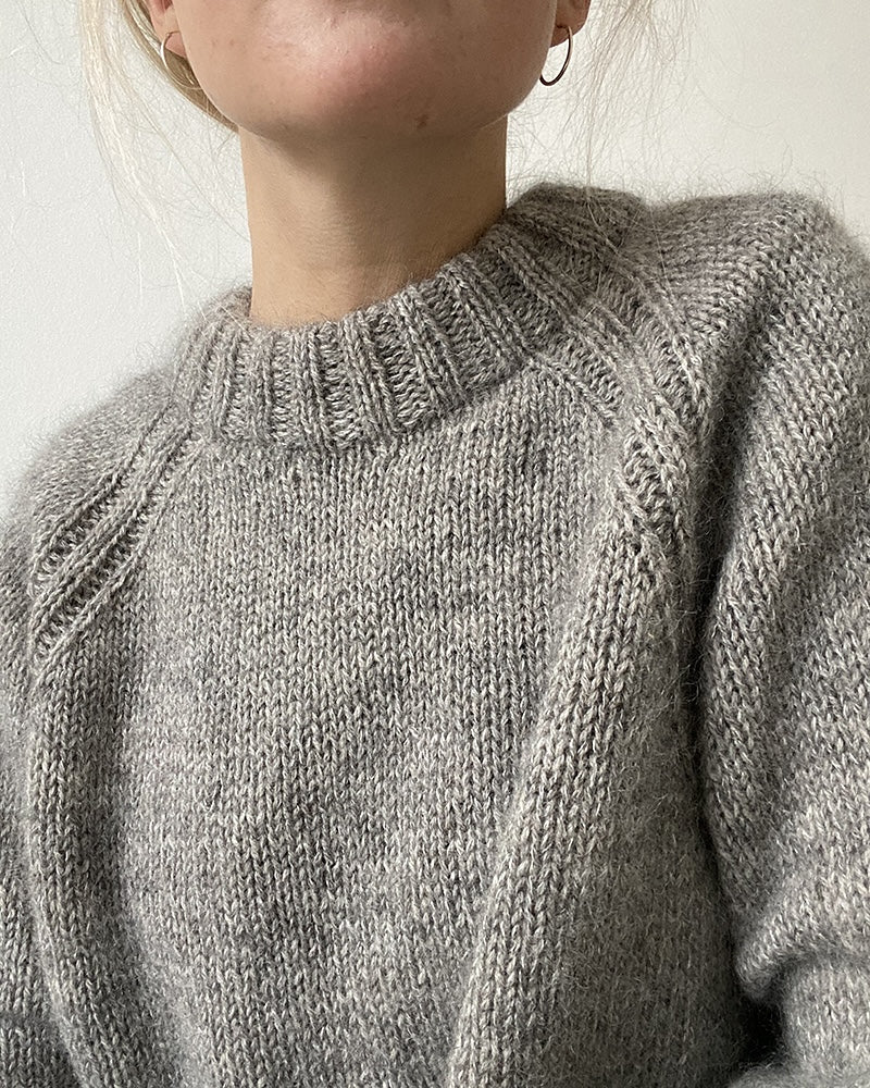 Novemberknits Eun Sweater mit Alpakka und Tynn Silk Mohair von Sandnes Garn 2