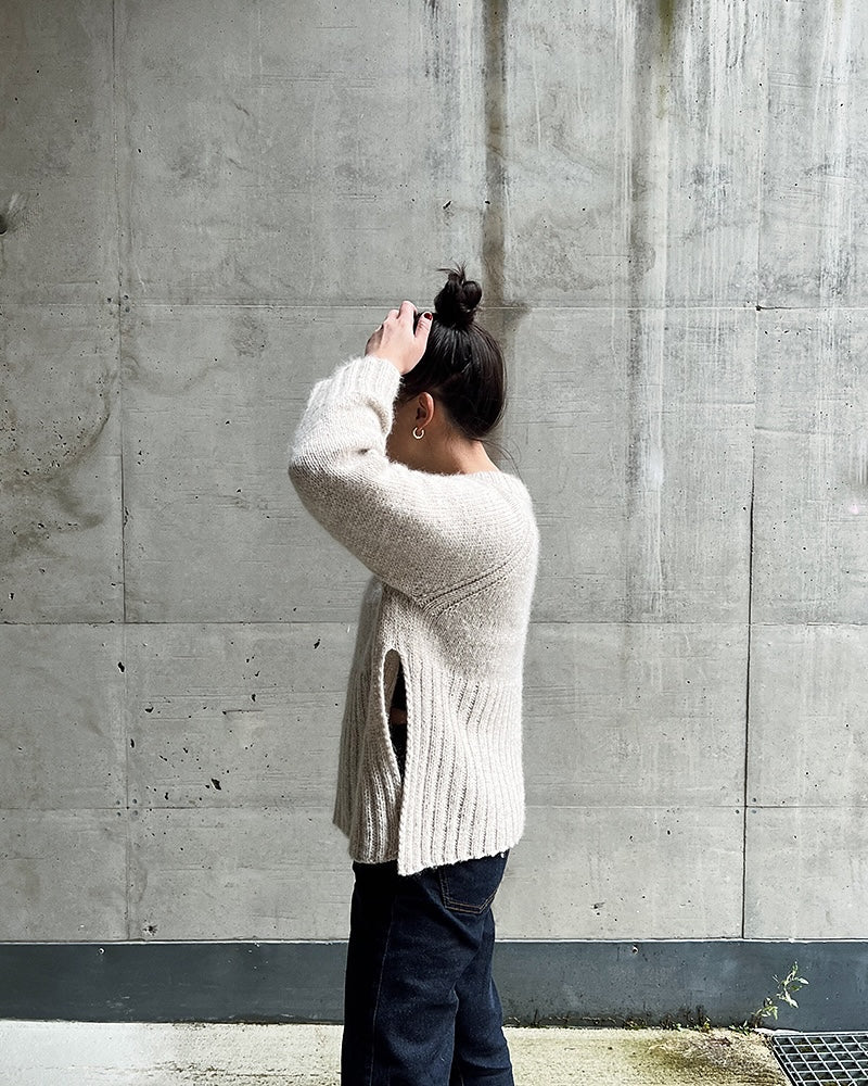 Novemberknits Eun Sweater mit Alpakka und Tynn Silk Mohair von Sandnes Garn 3